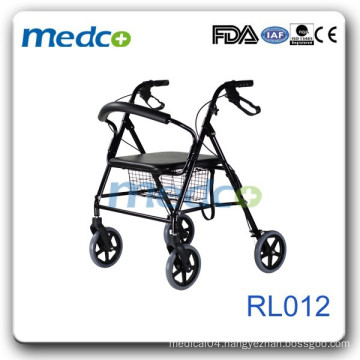 outdoor use Aluminum Rollator hot sale style RL012